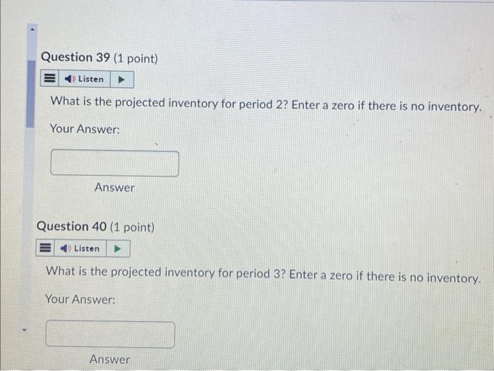 the first five weeks. They are: 50,42,18,6, and 2. The production lot