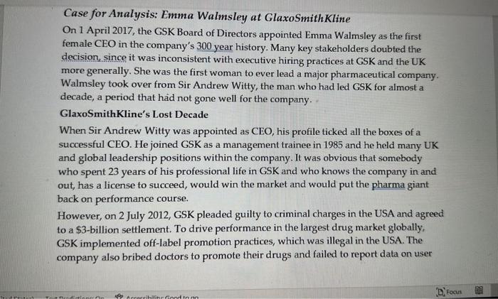 Leadership Instructor: Adam Riggio, PhD Submission Date: 7 June 2023 Instructions Read