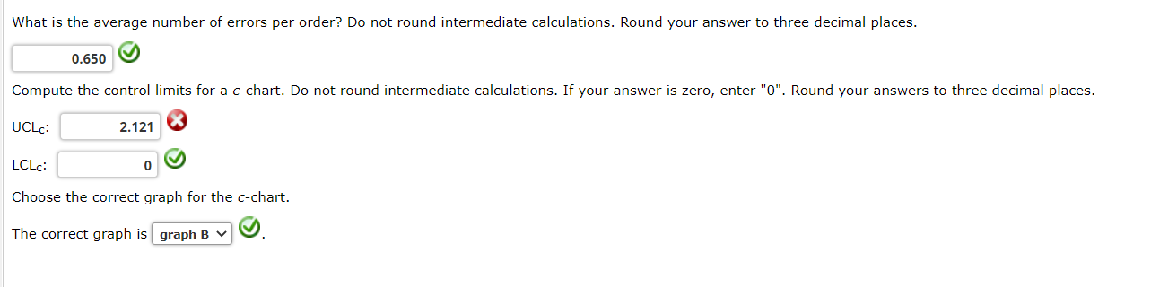 A mail-order prescription drug vendor measured the number of errors per standard