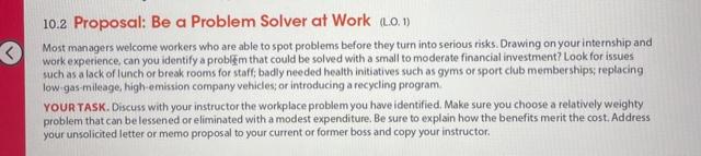 and create an informal proposal (see Figure 10.2 . in your textbook)