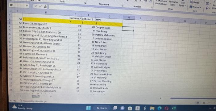 to on Instructions Fill out the yellow boxes on the Excel sheet