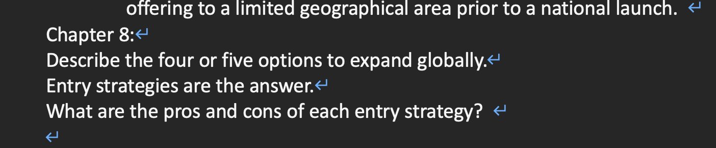 this is for marketing quiz. please make short essay using own words.