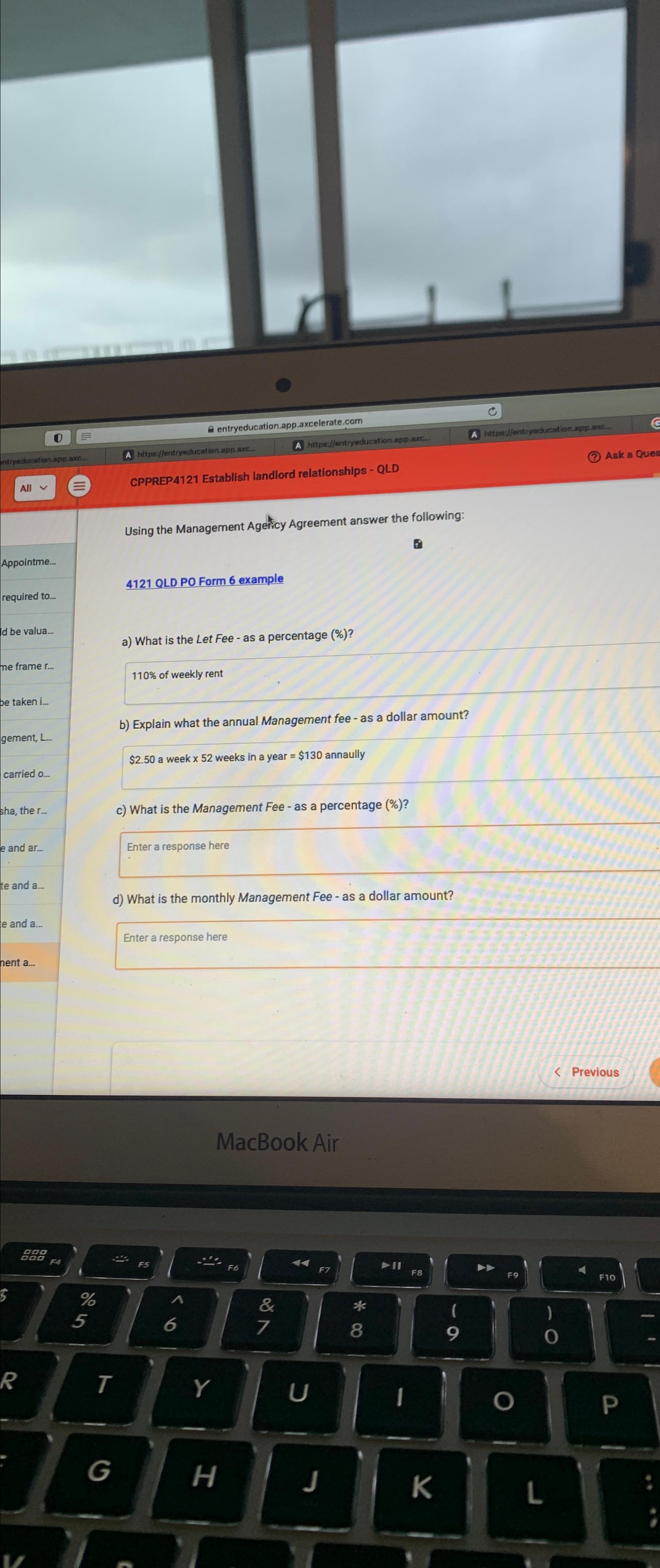  All CPPREP4121 Establish landlord relationships - QLD Ask a Que Using