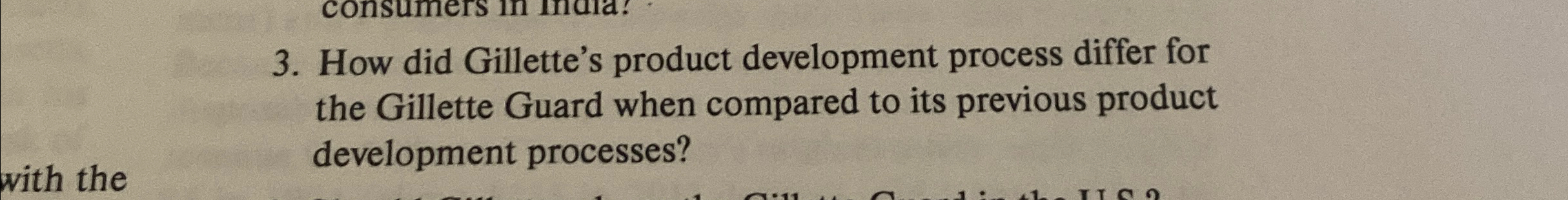  How did Gillette's product development process differ for the Gillette Guard