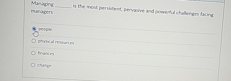  Managing managers is the most persistent, pervasive and powerful challenges facing