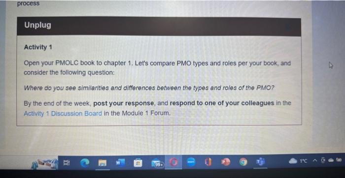  Activity 1 Open your PMOLC book to chapter 1. Let's compare