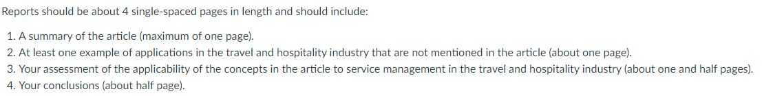  Article report. Please help summarizing the article and writing 4 pages.