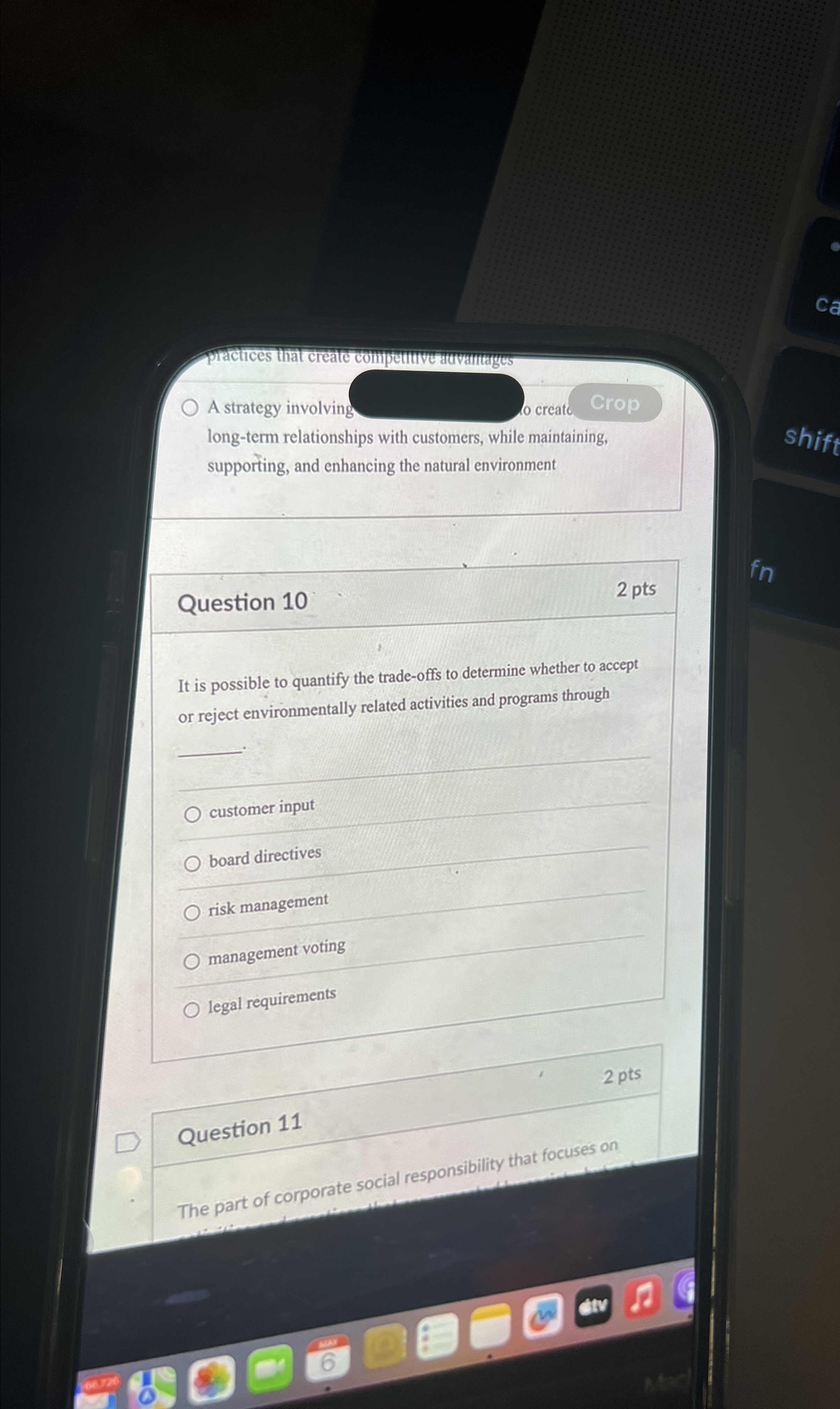  practices that create competitive activalitages A strategy involving create Crop long-term