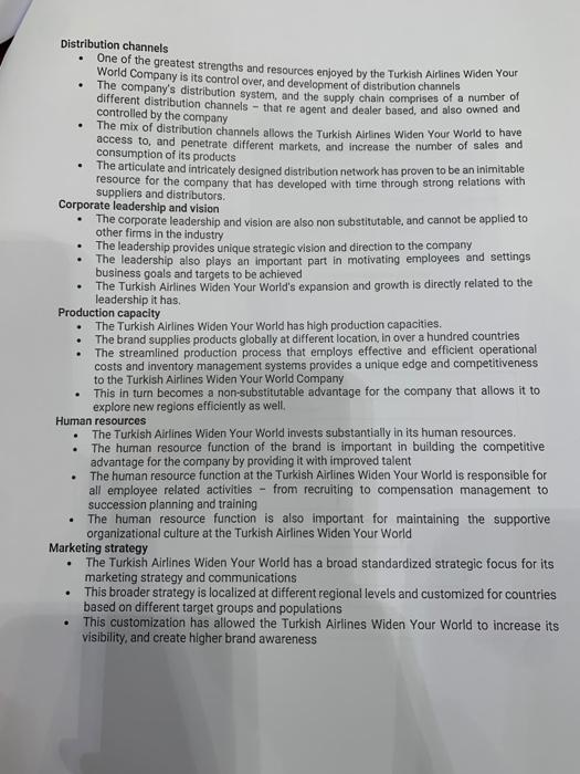 responsibility - The Turkish Airlines. Widen Your World has a defined corporate