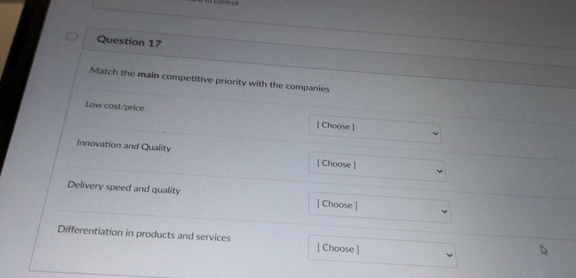 is a short term control decision long term design decision short term