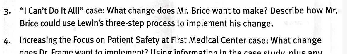 3. Case: "I Can't Do It All!" Based in Walnut Creek, California,