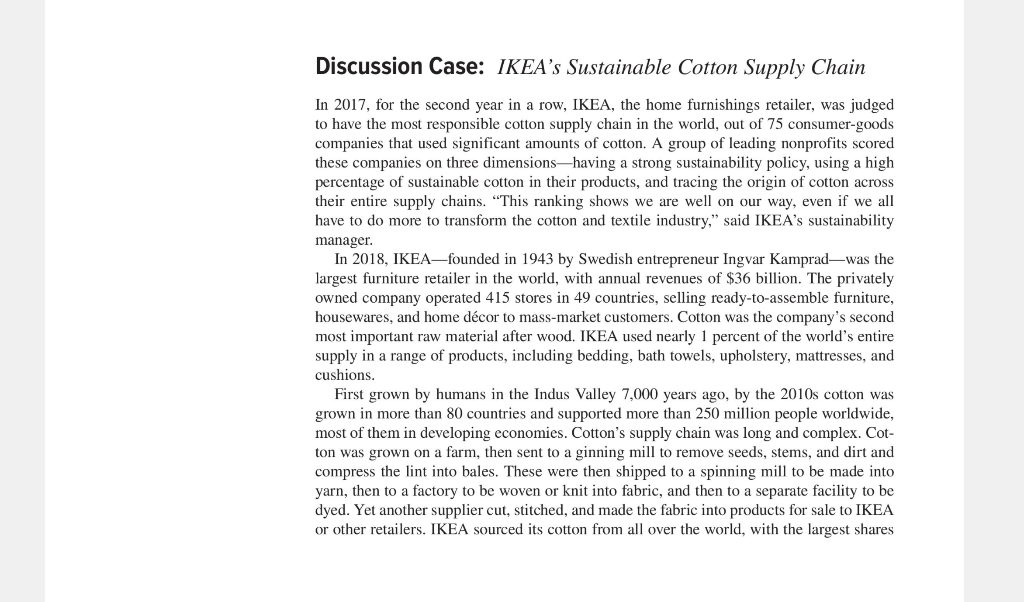 Please read the follow case study and answer these two questions: 1.