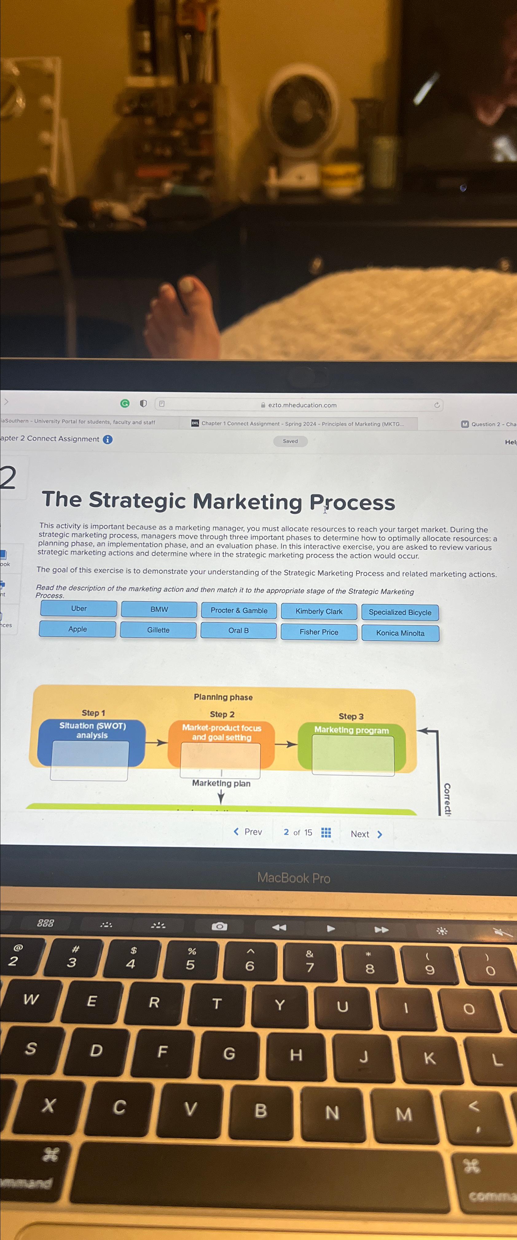  The Strategic Marketing Process This activity is important because as a