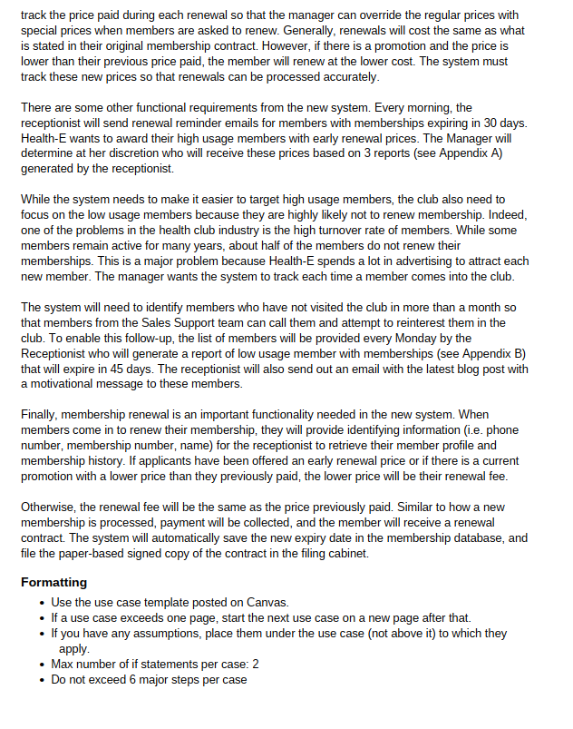 done the first 1 which is new member registration. Appendix A: Reports