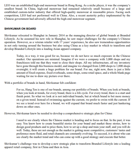 2018, China Europe International Business School and Ivey Business School Foundation Version: