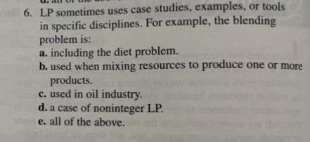  6. LP sometimes uses case studies, examples, or tools in specific