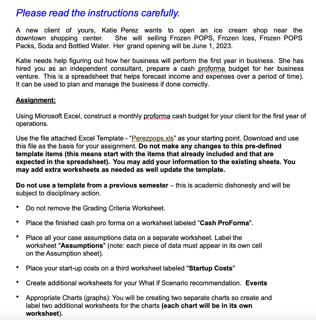 Please Help! I've got this due on saturday. Please read the instructions