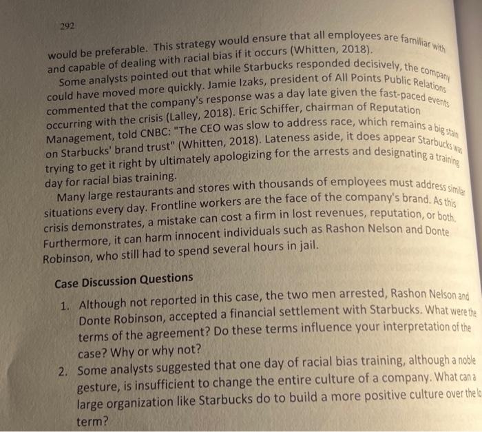 arrest of Rashon Nelson and Donte Robinson at the Rittenhouse Square Starbucks