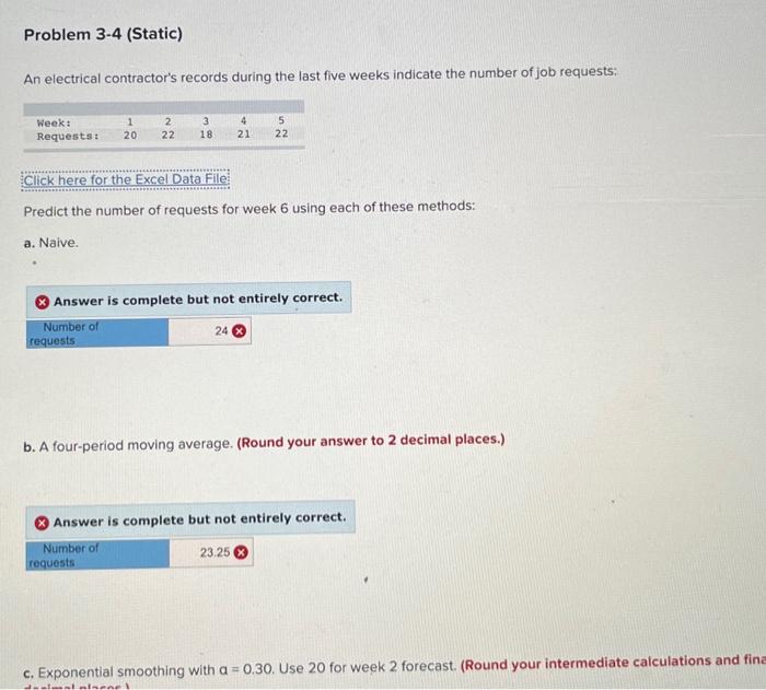 i need help An electrical contractor's records during the last five weeks