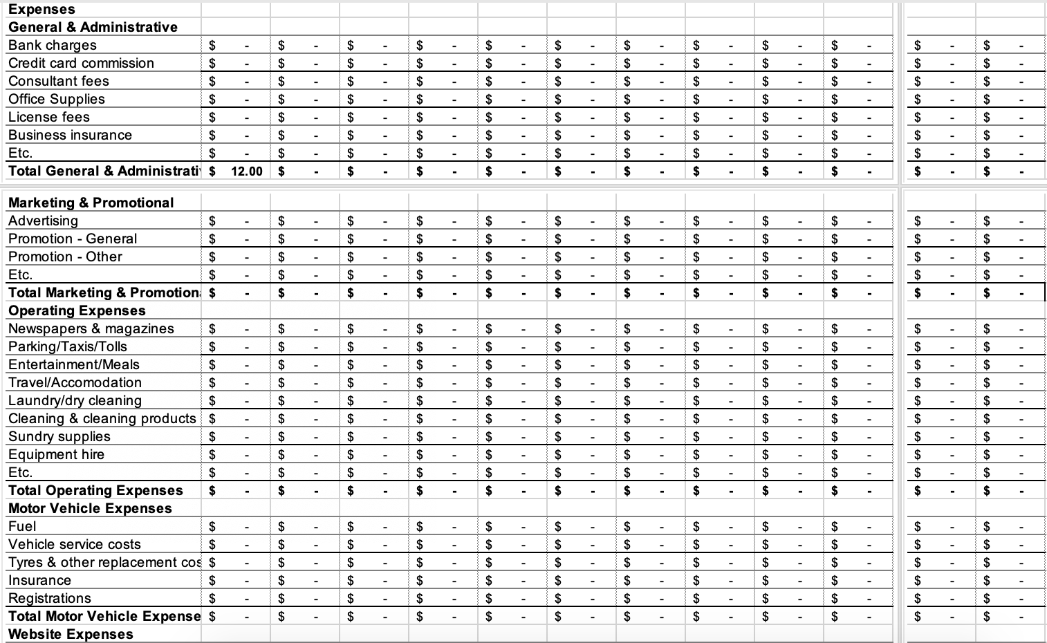 tech company. What Pro Forma sales and COGS am I supposed to