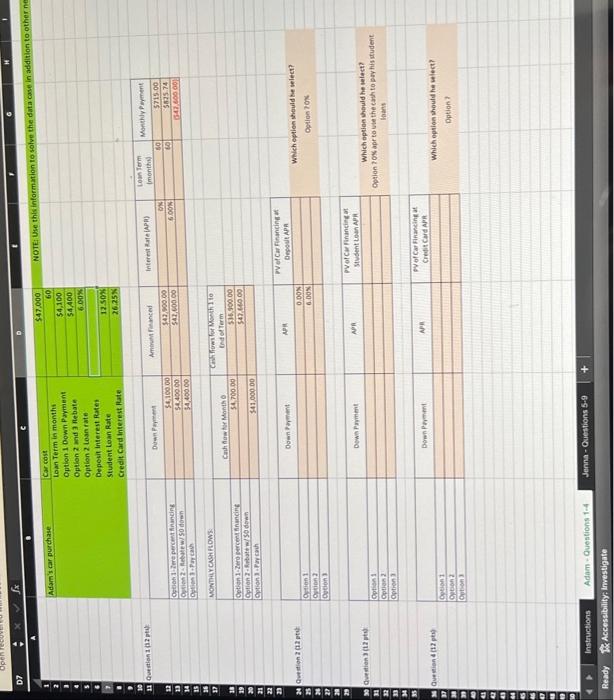 hopes to purchase his first new car, The car that Adam is