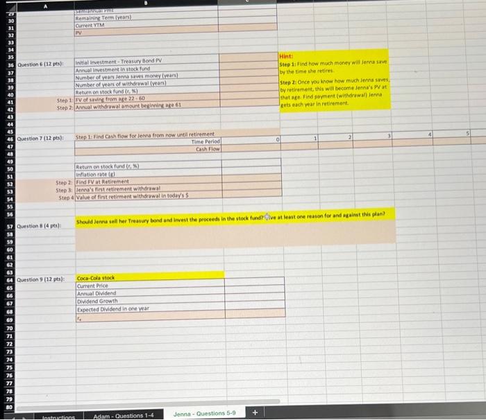 Zero pereent financing. Make a $4,100 down payment from his savings and