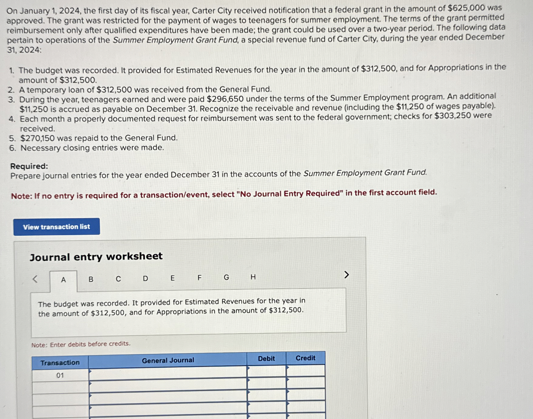  On January 1,2024, the first day of its fiscal year, Carter