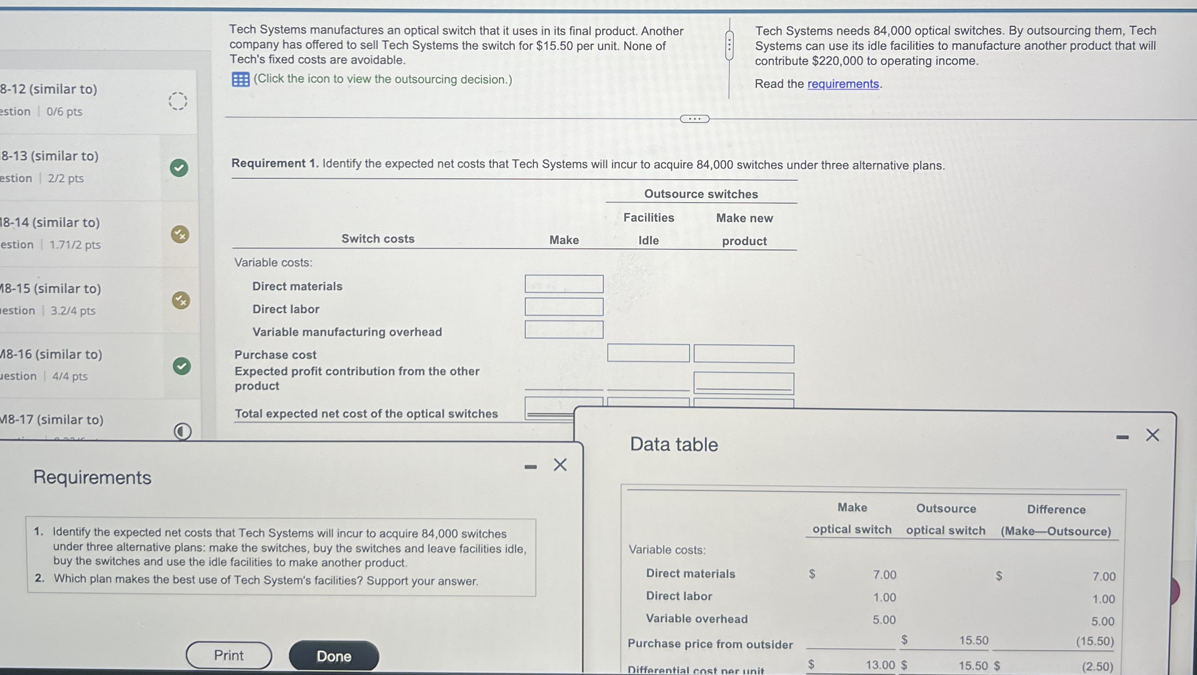  please do the requiremmets 