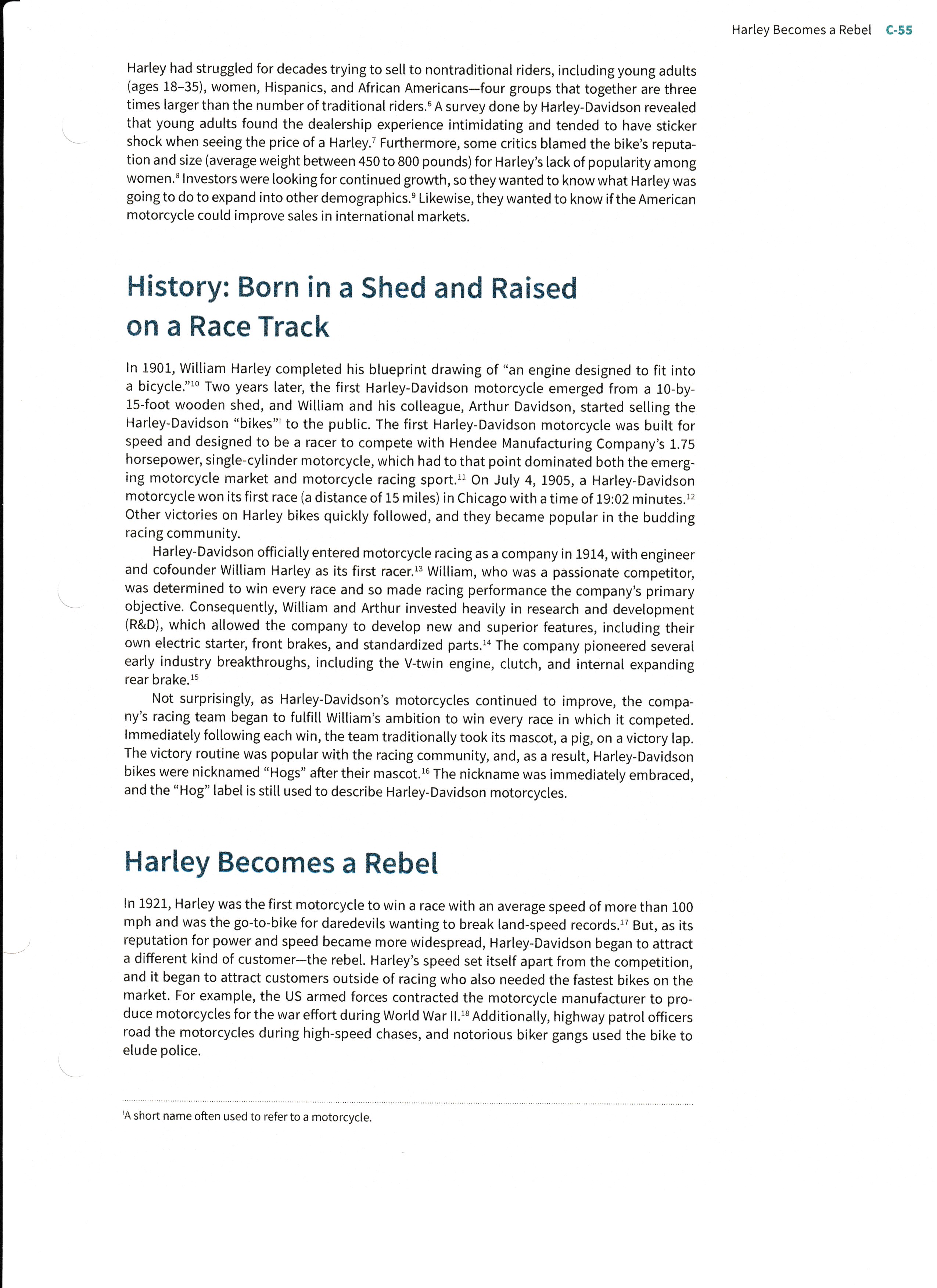 possible, this is a Strategic Management university paper. Identify the problems and