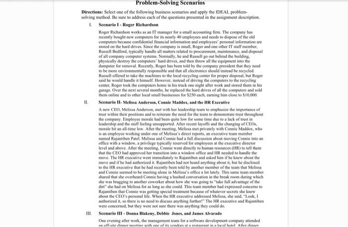 300-500 WORD COUNT PLEASE Professionals recognize the need to integrate problem-solving skills