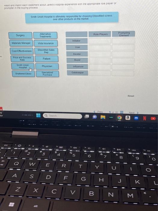 decided to visit a doctor at Smith Union Hospltal for treatment. While