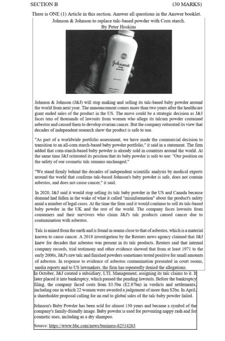 2. The company, Johnson and Johnson has a contractual moral duty to