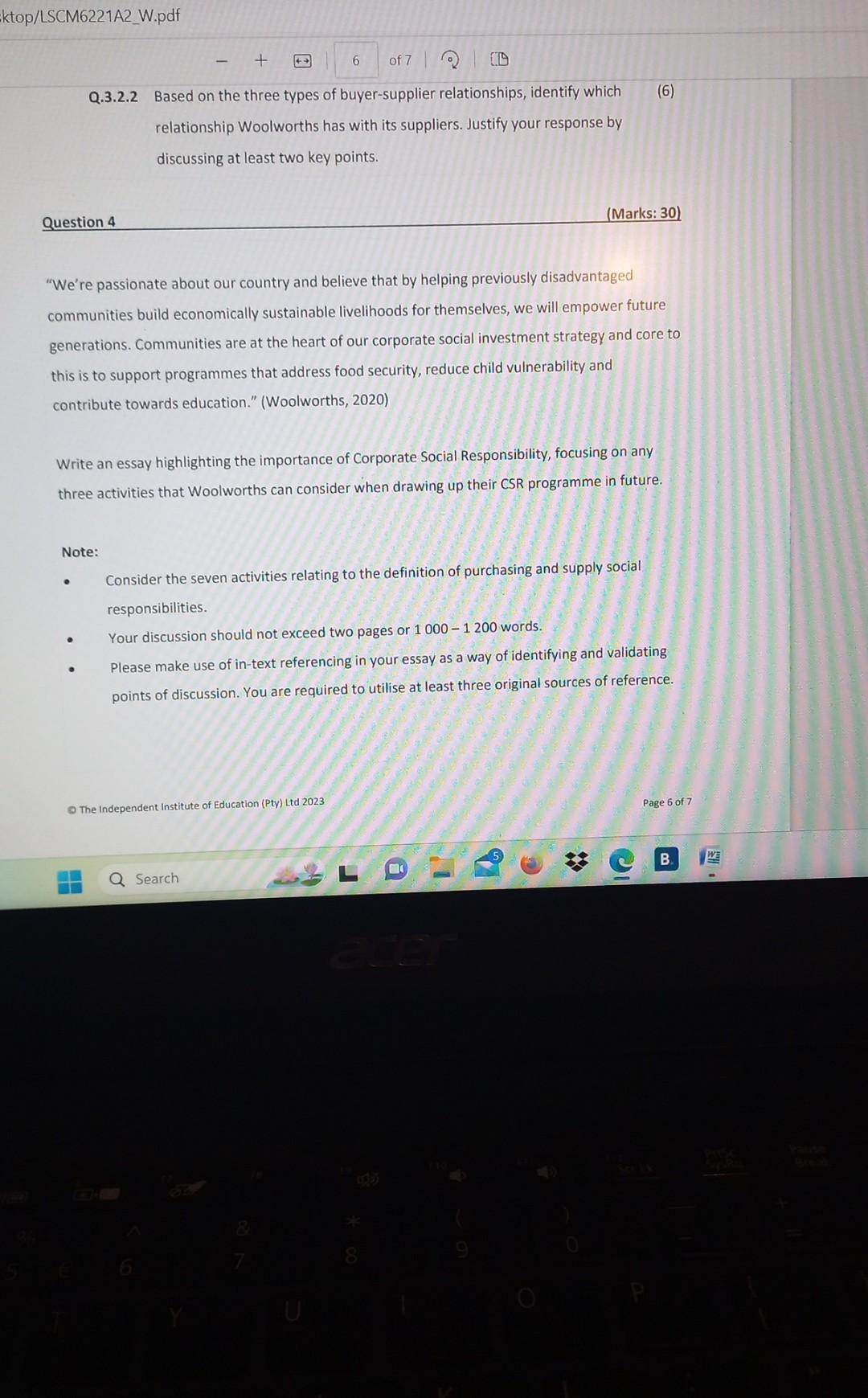 please write it in an essay forward where you include Introduction,