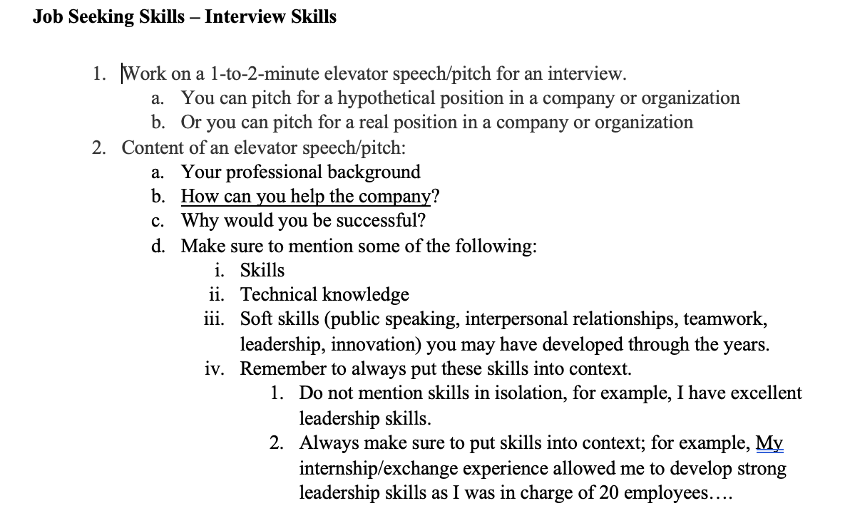 Help me make an Elevator pitch using the information below, thank you.