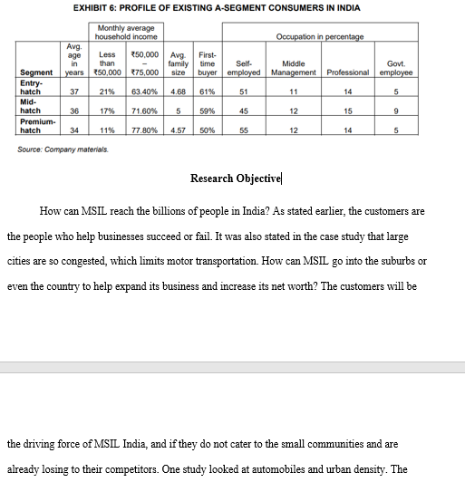 based on this information, how would you use this research question and