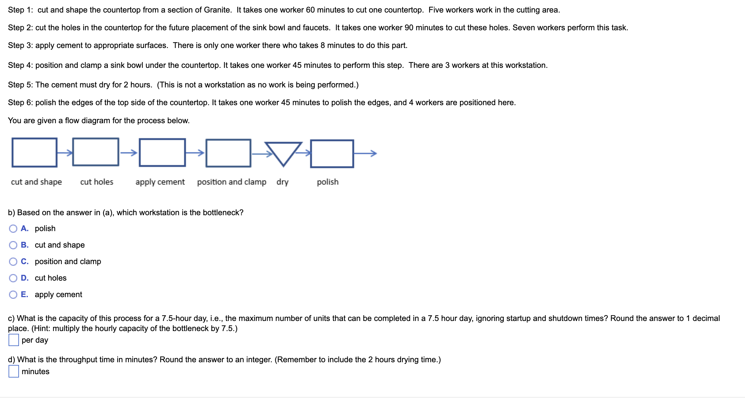  Step 1: cut and shape the countertop from a section of