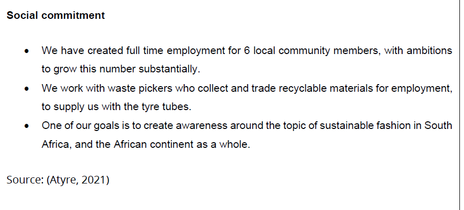 ATYRE is a premium producer and retailer of handmade bags that are