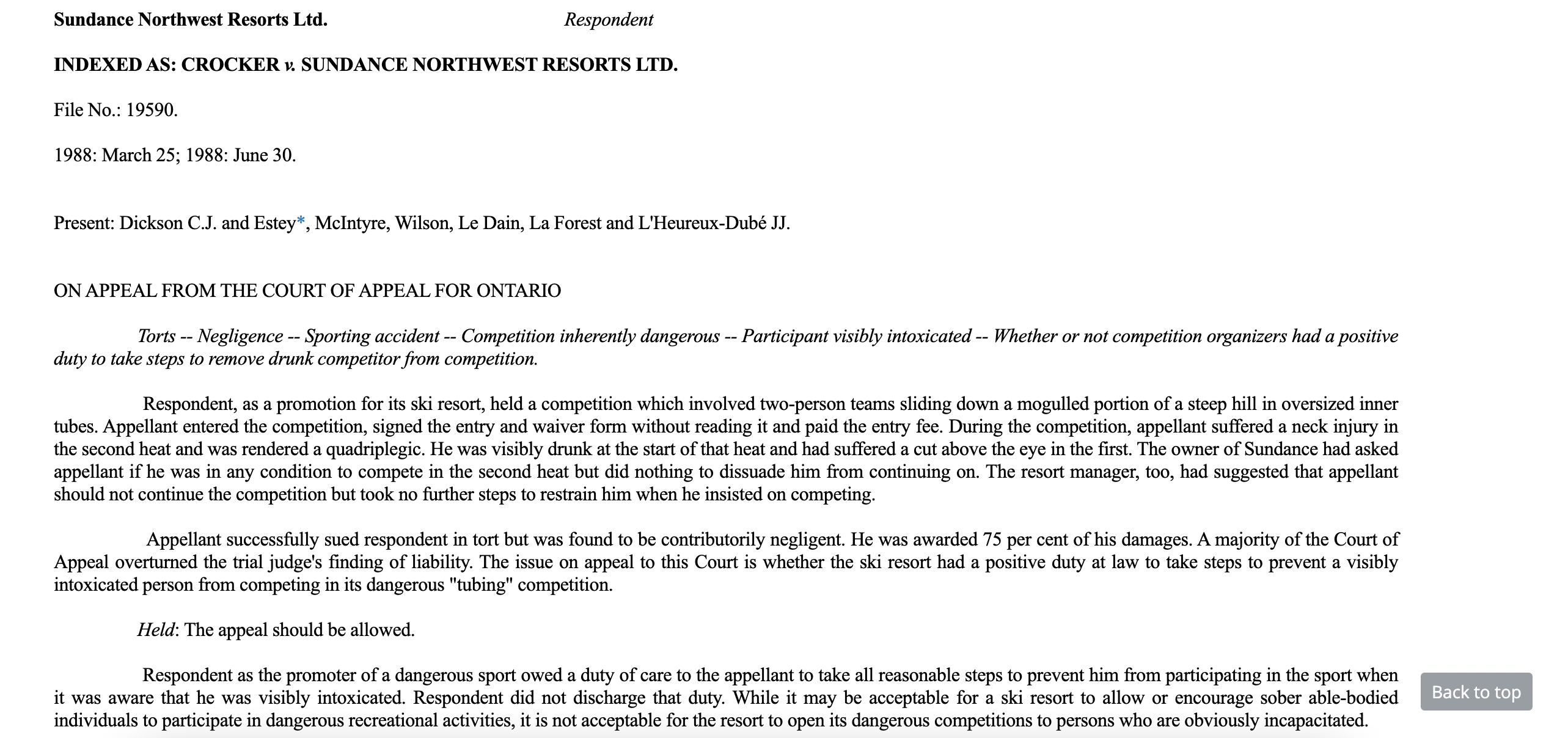  Do you agree with the result in this case? Why or