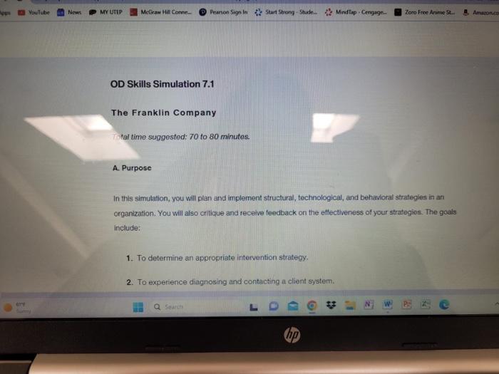 in the client system? b. Who do you feel is the client?