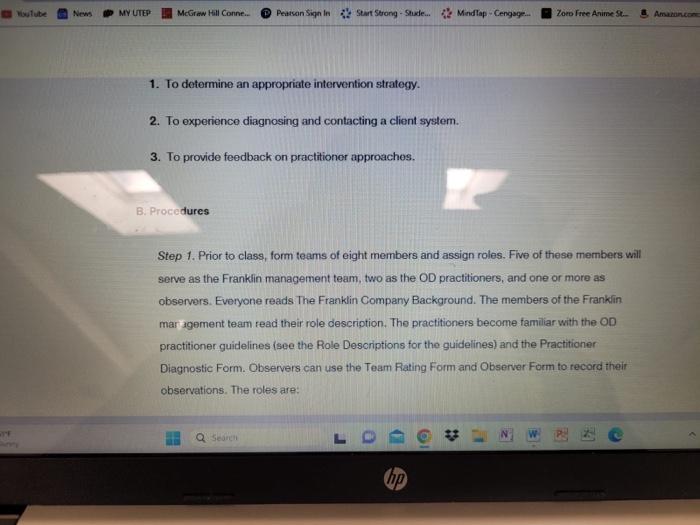 Why? (Example: a specific person or the team) 3. What strategy(s) might