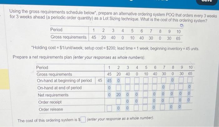 PLEASE HELP ME SOLVE THE QUESTION BELOW (CALCULATE THE EMPTY/WHITE BLANK). THE