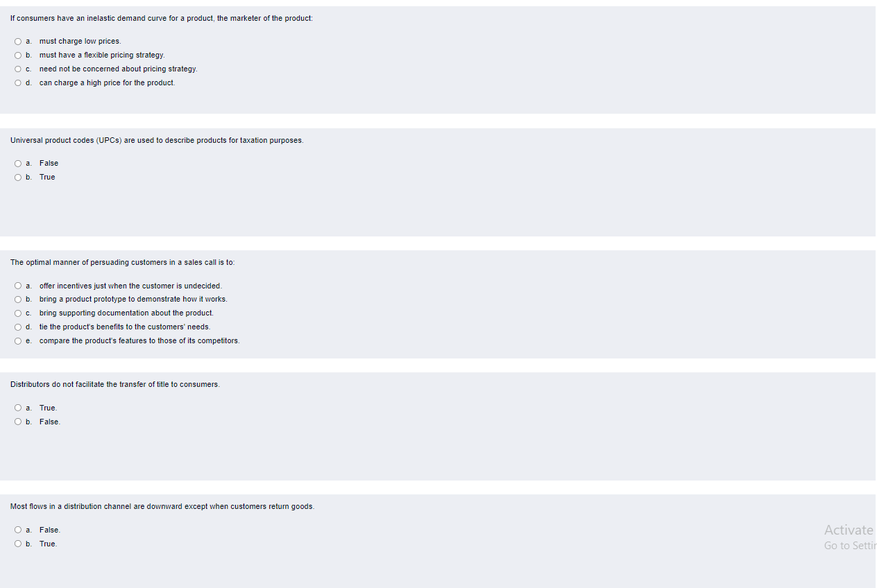 please answer all above will give thumbs up. If consumers have an