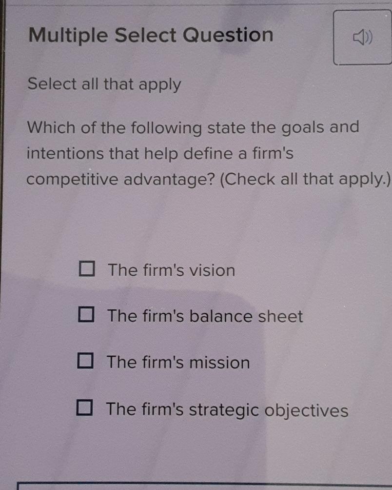  Multiple Select Question Select all that apply Which of the following
