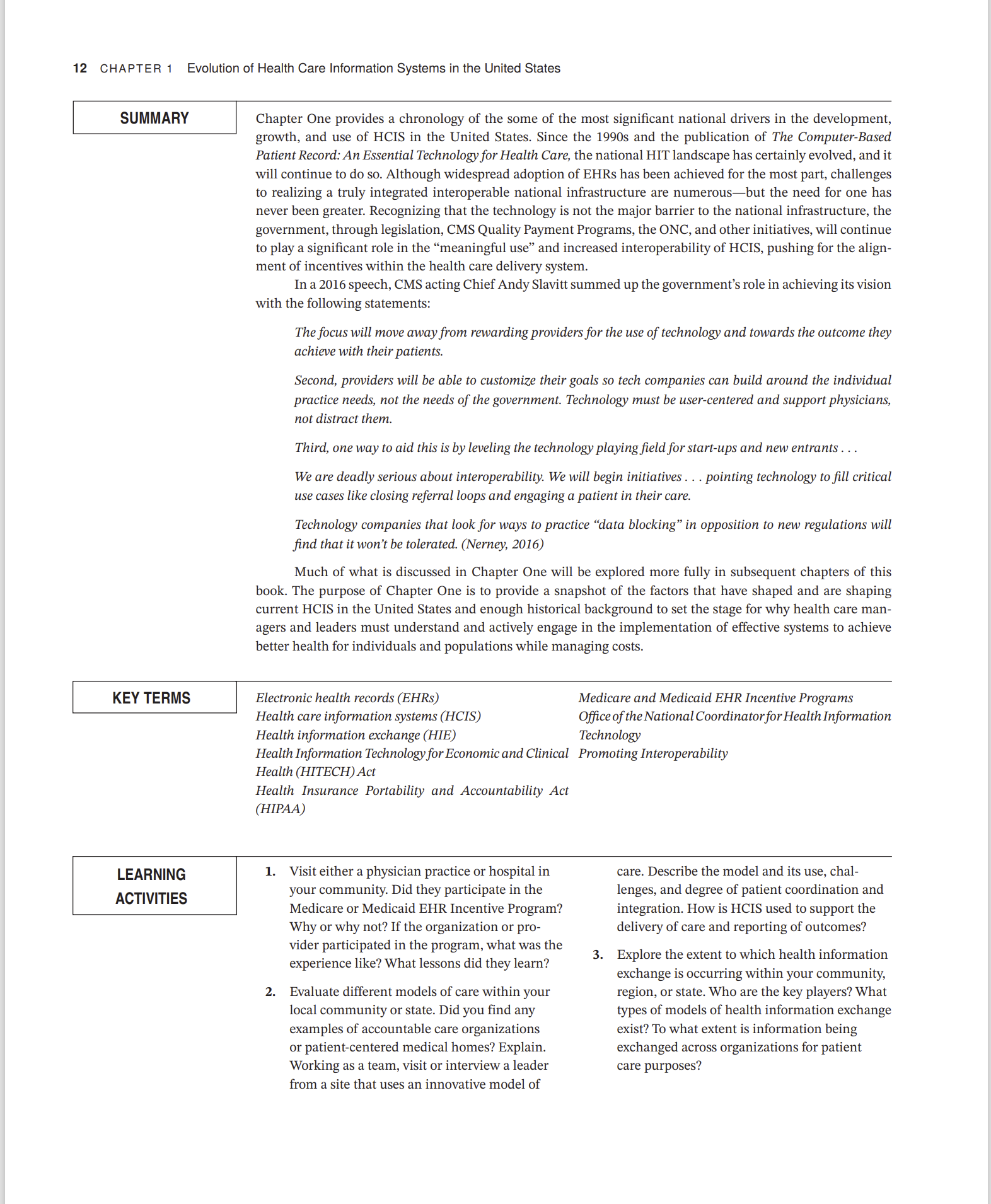 United States. - To be able to describe major events since the