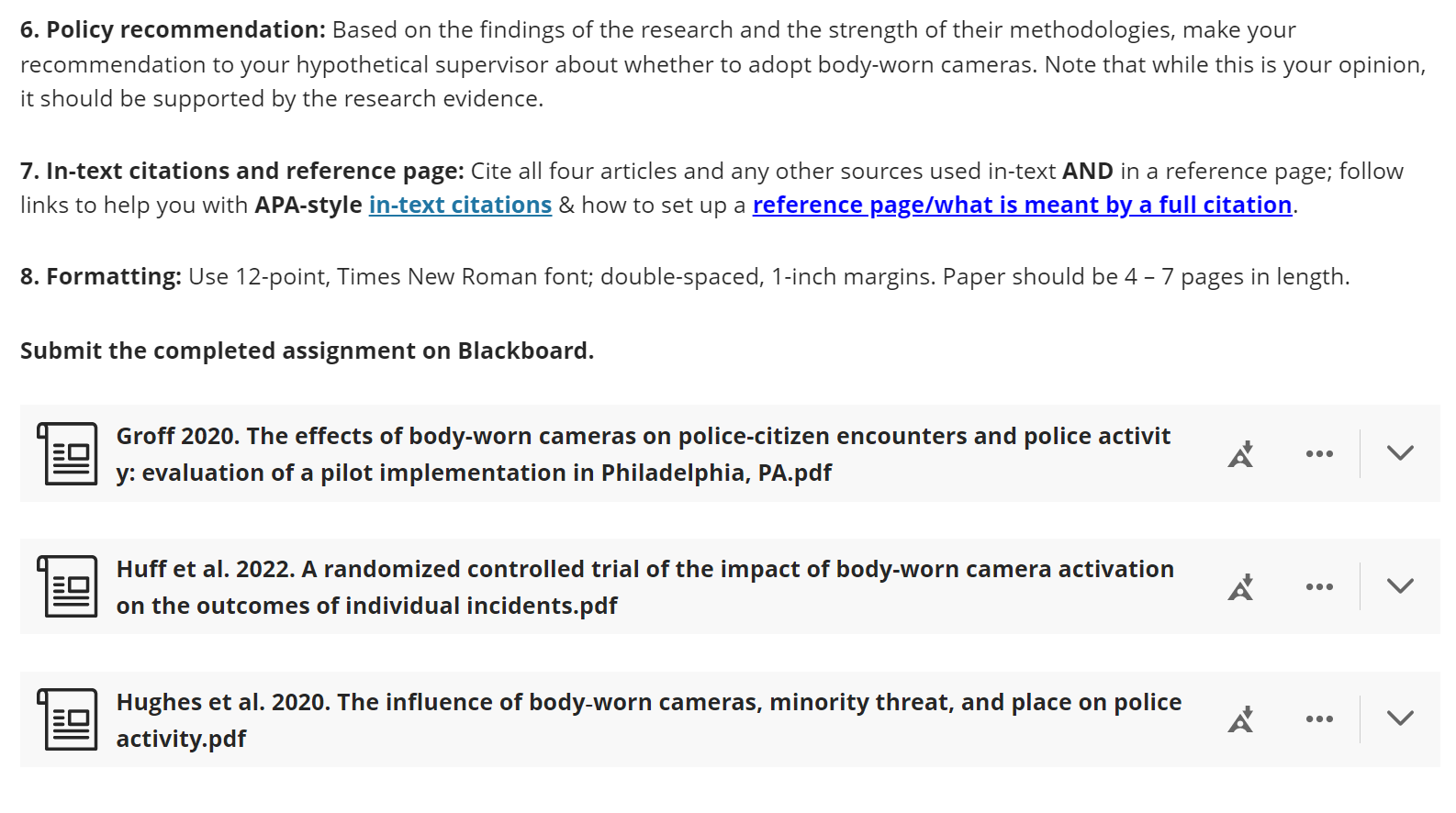 allow you to demonstrate your knowledge of, and skills with, research methods