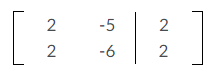 Q5. Given the system represented by the augmented matrix, solve for the