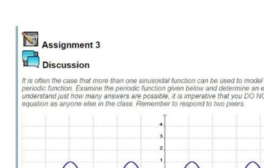  Assignment 3 Discussion It is often the case that more than