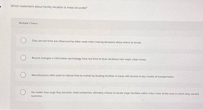 efficiently as possible. For service firms, the main objective in facility layout