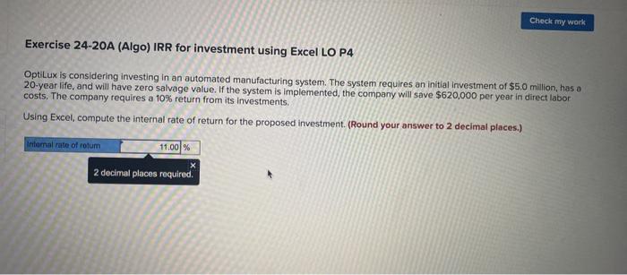 i have tried to solve this problem and the answer isn't 10