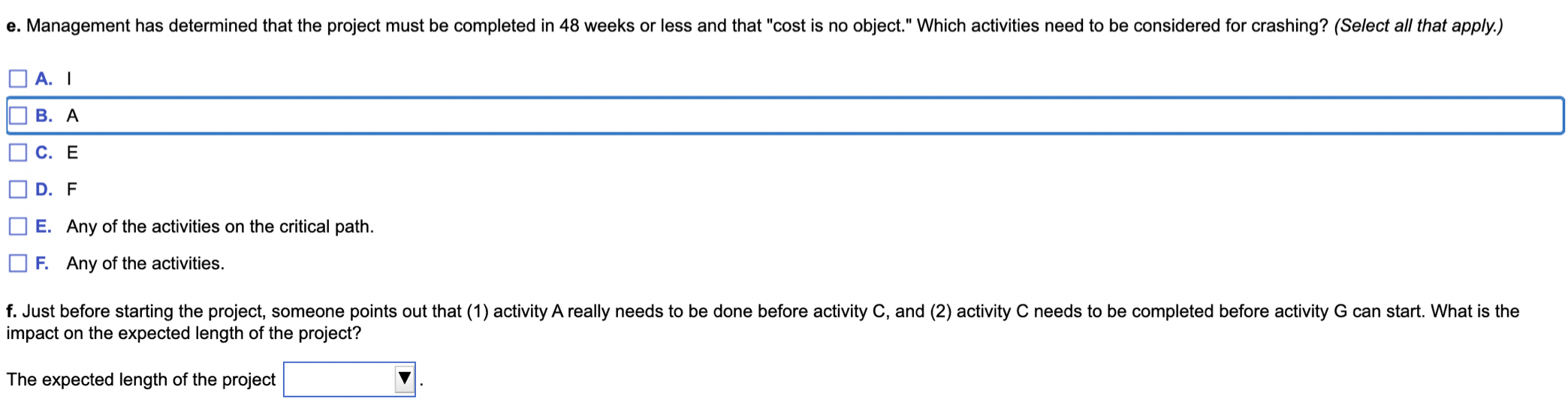 None \\ C & 4 & B \\ D & 13 &